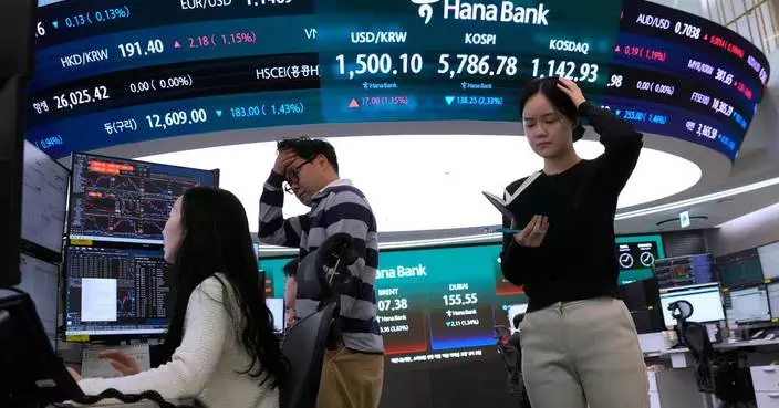 Brent crude briefly tops $119 per barrel before pulling back, and stocks sink worldwide