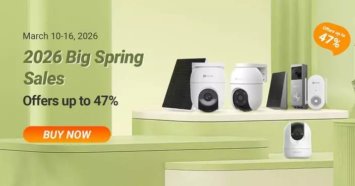 Spring into Smarter Home Protection: EZVIZ Launches Standout Deals for the Amazon Spring Sale
