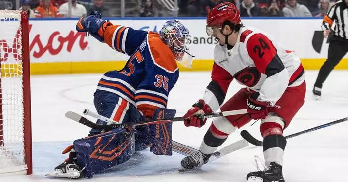 East-leading Hurricanes beat the Oilers 6-3 for their 7th victory in 8 games
