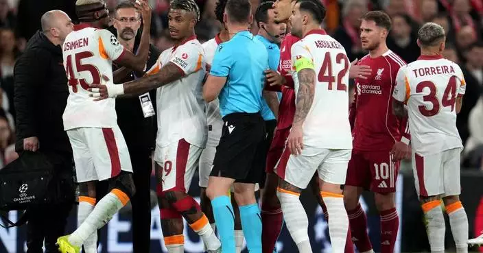 Osimhen played with a broken arm against Liverpool in the Champions League