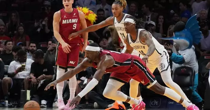 Heat surge past the Nets 126-110 as Brooklyn’s skid reaches 10