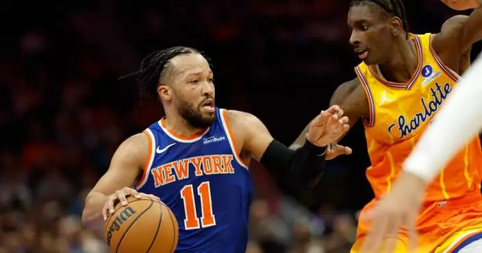 Kon Knueppel scores 26 as Hornets snap Knicks' 7-game win streak with 114-103 victory