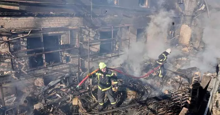 Photos of Russia's latest missile and drone attack on the Kyiv region