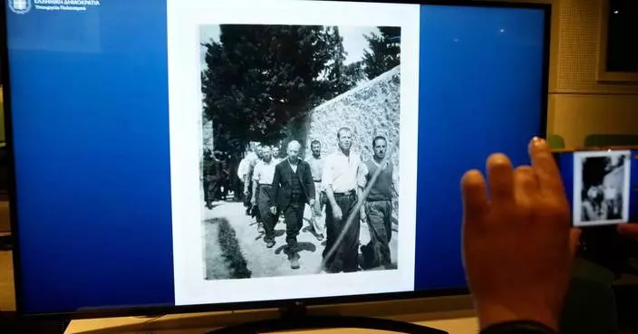 Man tells of pride as newly emerged photo reveals Greek grandfather being led to Nazi execution