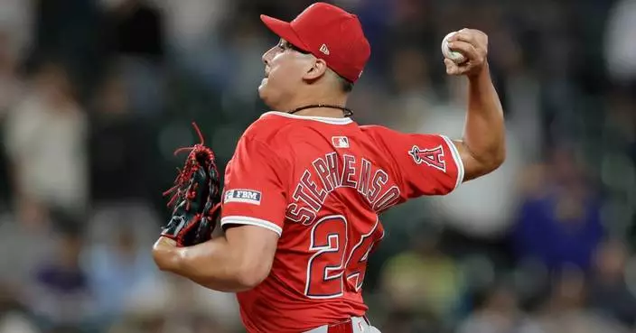 Los Angeles Angels right-hander Robert Stephenson is dealing with another elbow injury