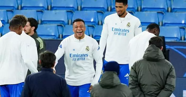 Kylian Mbappe makes the bench for Real Madrid against Man City in the Champions League