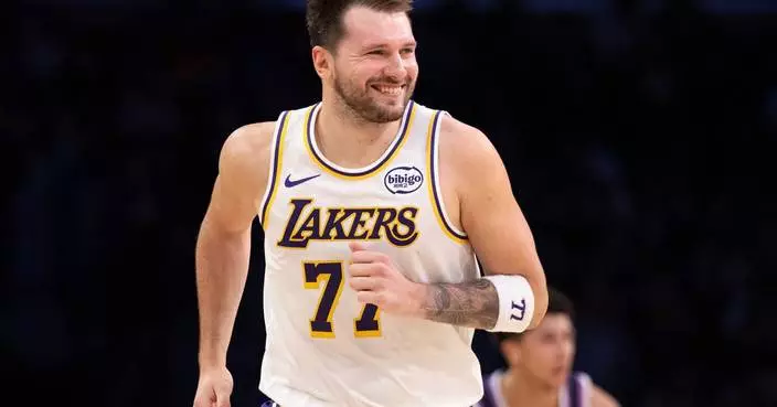Luka and LeBron lead Lakers past Kings 128-104 to complete back-to-back weekend wins