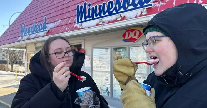People line up for ice cream treats every March 1 at this Minnesota Dairy Queen. Why? It's tradition
