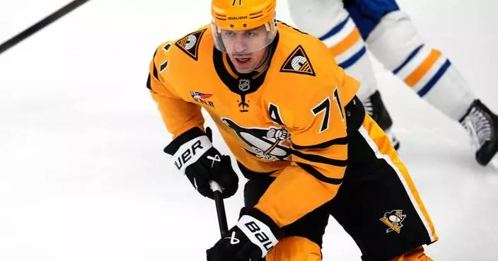 Penguins' Evgeni Malkin suspended 5 games by NHL for slashing Sabres' Rasmus Dahlin