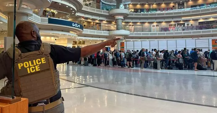 Federal immigration agents seen at Atlanta airport after Trump order amid partial shutdown