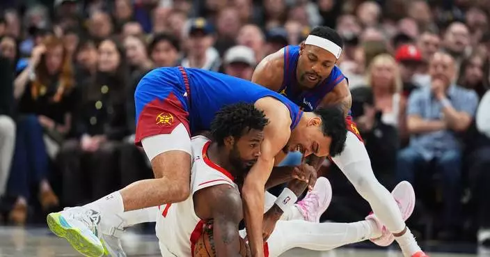 Jokic has his 25th triple-double of the season, the Nuggets rout the Rockets 129-93