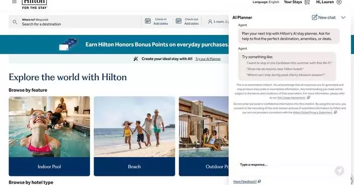Hilton Introduces the Hilton AI Planner, Advancing the Future of Curated Travel Discovery