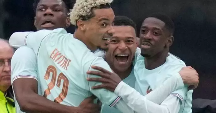 Kylian Mbappé shakes off knee injury and sparks France’s 2-1 World Cup tuneup win over Brazil