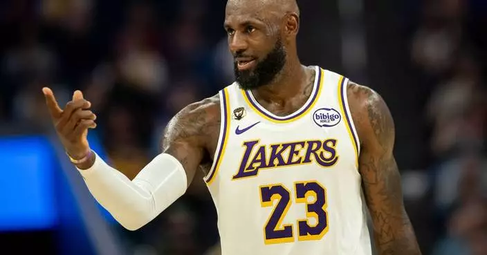 LeBron James misses 2nd straight game with injuries when Lakers host Knicks