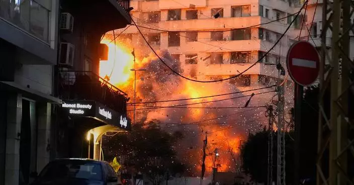 The Latest: Iran attacks Israel and Gulf countries after an Israeli strike kills its security chief