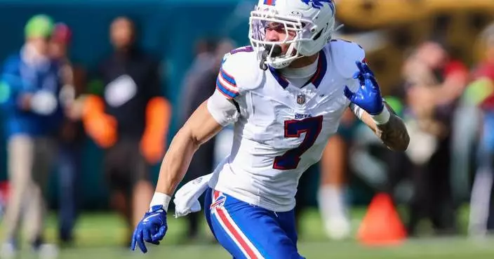 Raiders acquiring cornerback Taron Johnson in trade with Bills, AP source says