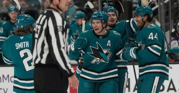 Sharks beat the Oilers 5-4 to snap a 5-game winless streak