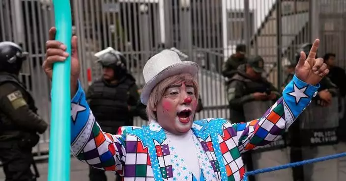 Clowns take to the streets of Bolivia to protest decree that could crush their livelihoods