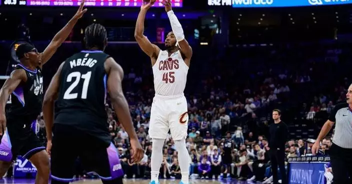 Mobley and Mitchell each score 34 but Cavs need late run to dunk Jazz