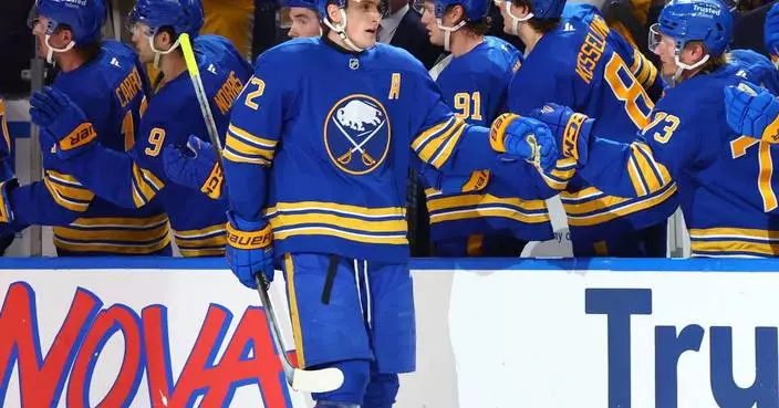 Sabres beat the Predators 3-2 for their sixth straight win