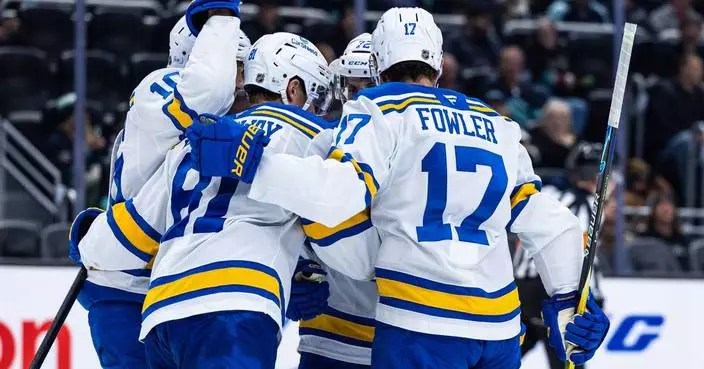 Blues beat Kraken 3-2 to halt Seattle's 5-game home winning streak