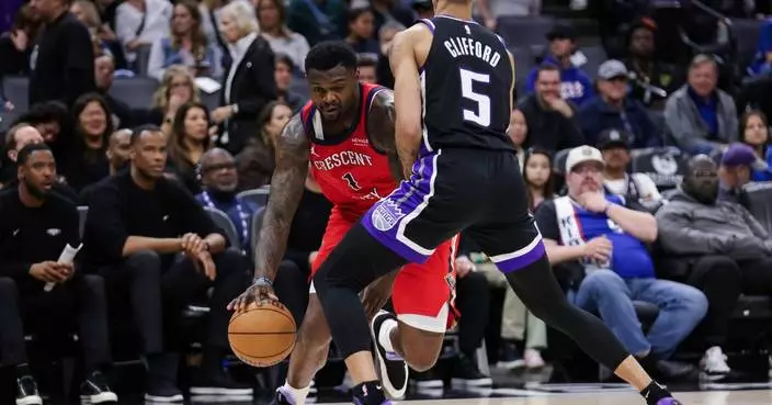 Zion Williamson scores 23 as the Pelicans beat the Kings 133-123