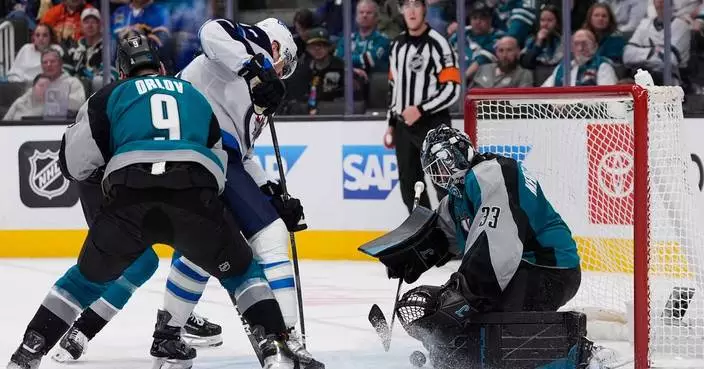 The Sharks sign goalie Alex Nedeljkovic to a 2-year, $6 million contract extension