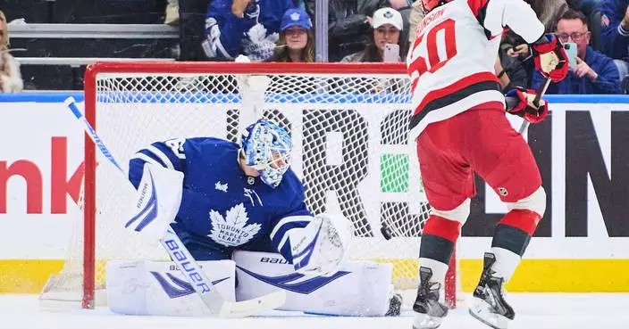 Nikishin scores in OT to lift the East-leading Hurricanes past the Maple Leafs, 4-3
