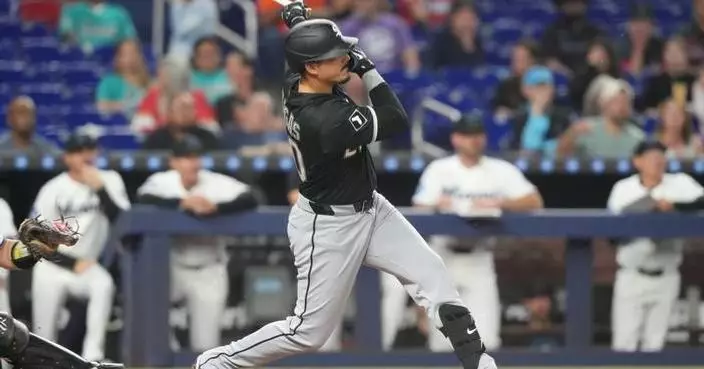 Miguel Vargas hits grand slam, White Sox beat Marlins 9-4 for first win of the season
