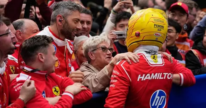 Lewis Hamilton ‘incredibly grateful’ to Ferrari as long wait for F1 podium ends