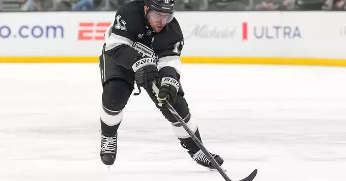 Kings’ Kopitar sets franchise points record with 2 goals against Devils