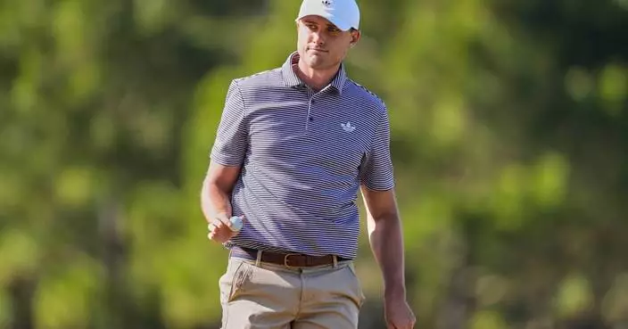 Ludvig Aberg aces Sawgrass with 63 to take 2-shot lead at Players as Scheffler narrowly makes cut