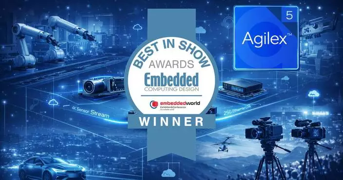 Altera 25G Holoscan Sensor Bridge Demonstration Wins Embedded Computing Design’s Best-in-Show Award