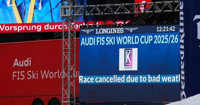Fog forces cancelation of men’s World Cup super-G in Germany. Race will be rescheduled in France