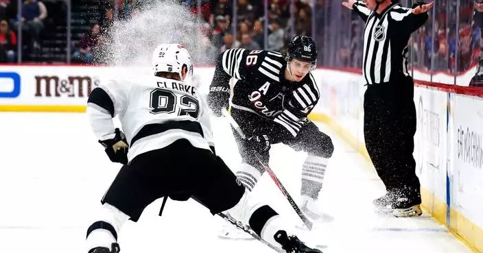 Hughes scores winner as Devils outlast Kings 6-4; Kopitar sets LA franchise points record