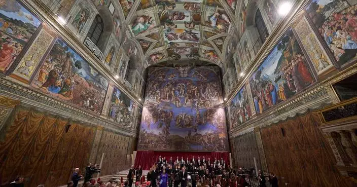 A rare look inside the Sistine Chapel for a private concert about angel encounters
