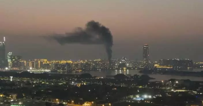 Fire breaks out at Dubai’s Palm Jumeirah hotel, missile debris suspected