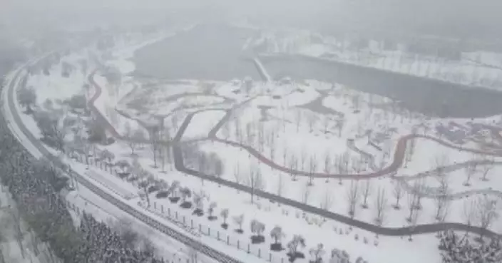 Snowfall hits many parts of China, affecting transportation