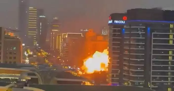 Iranian airstrike sparks fire at Dubai’s Fairmont The Palm hotel