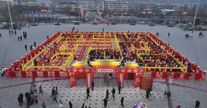 Traditional Nine-Turn Lantern Fair celebrated in Shanxi