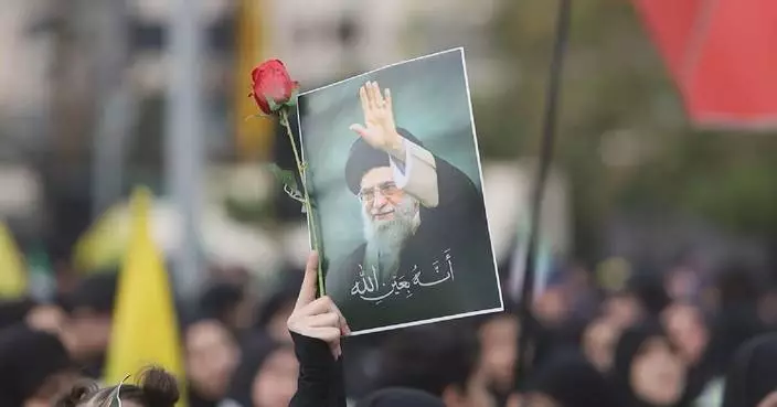 Thousands rally in Beirut to mourn Khamenei after U.S.-Israeli strike