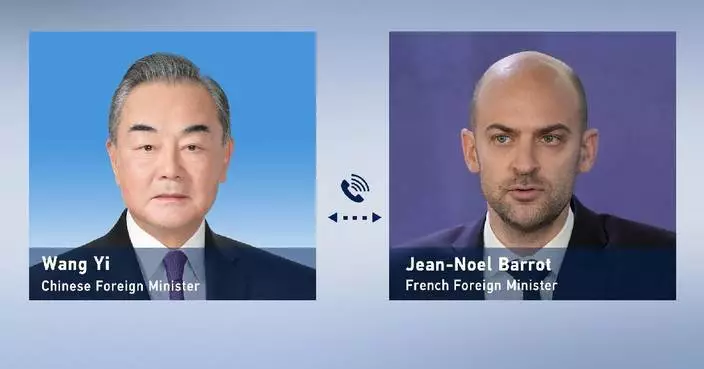 Chinese FM urges joint efforts with France to de-escalate Middle East tensions