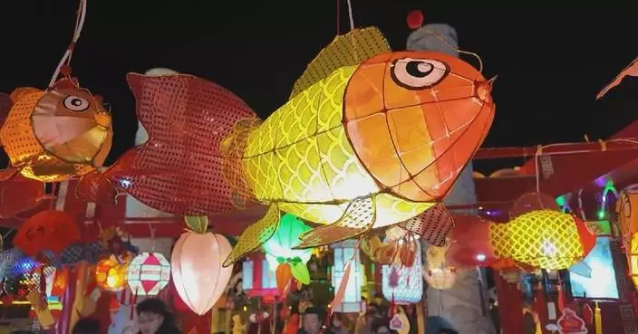 Chinese celebrates Lantern Festival with lantern shows, heritage performances