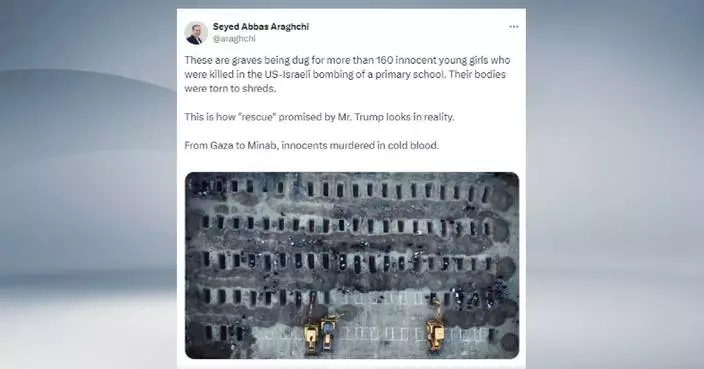 Iranian FM condemns US-Israeli strikes on girls' elementary school