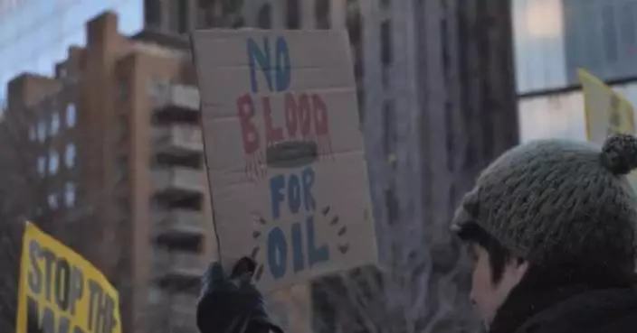 New York protesters rally against US-Israeli attacks on Iran