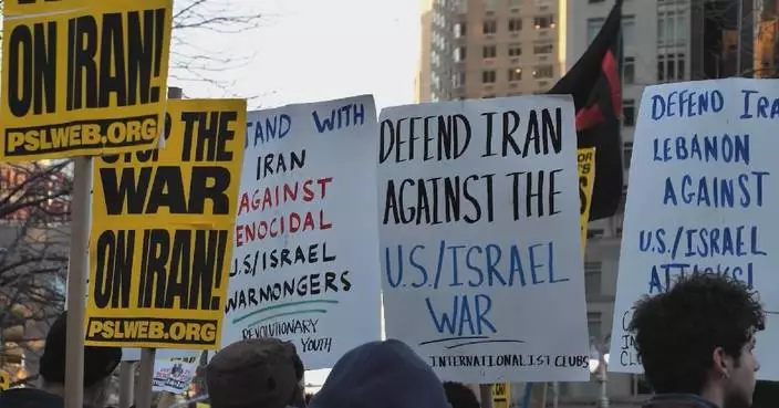 Demonstrations take place across US after US-Israeli strikes on Iran