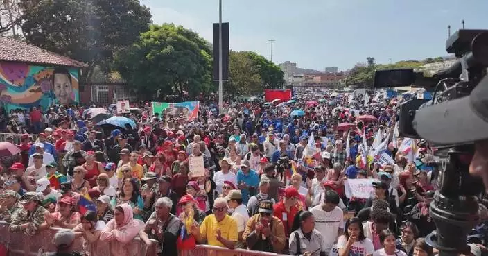 Protesters rally in Venezuela to condemn US-Israeli attacks on Iran