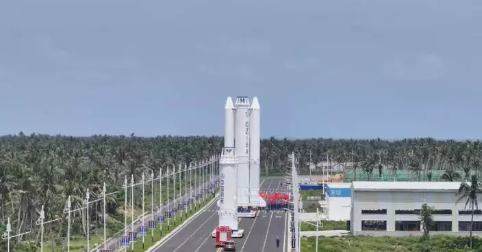 China to transfer Long March-8A rocket to launch area