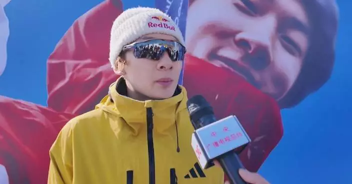 China’s champion snowboarder Su Yiming gets back to work after Winter Olympic glory