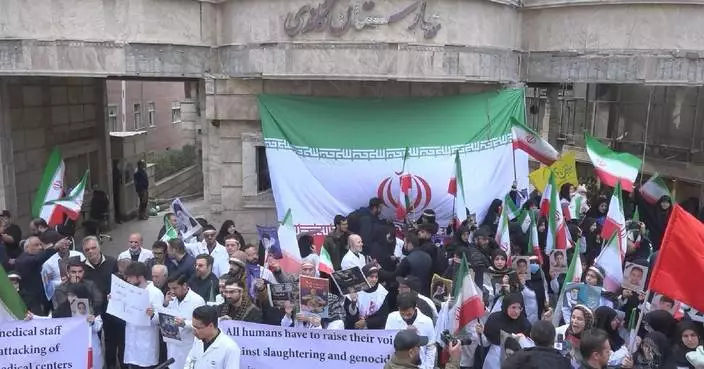 Iranian medial workers condemn US-Israeli strike on Gandhi Hospital